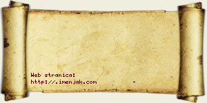 Jovana Miljojčić vizit kartica